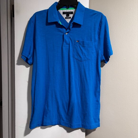 Tommy Hilfiger Men's custom fit short sleeve polo  tee SZ: M - Picture 1 of 13